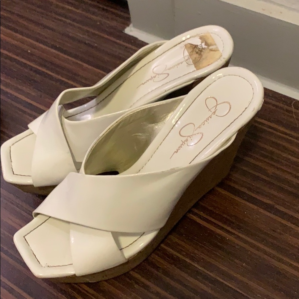 Jessica Simpson wedges